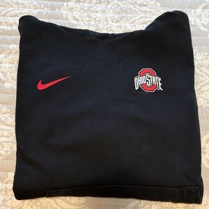 Nike Black and Red Ohio State Sweatshirt